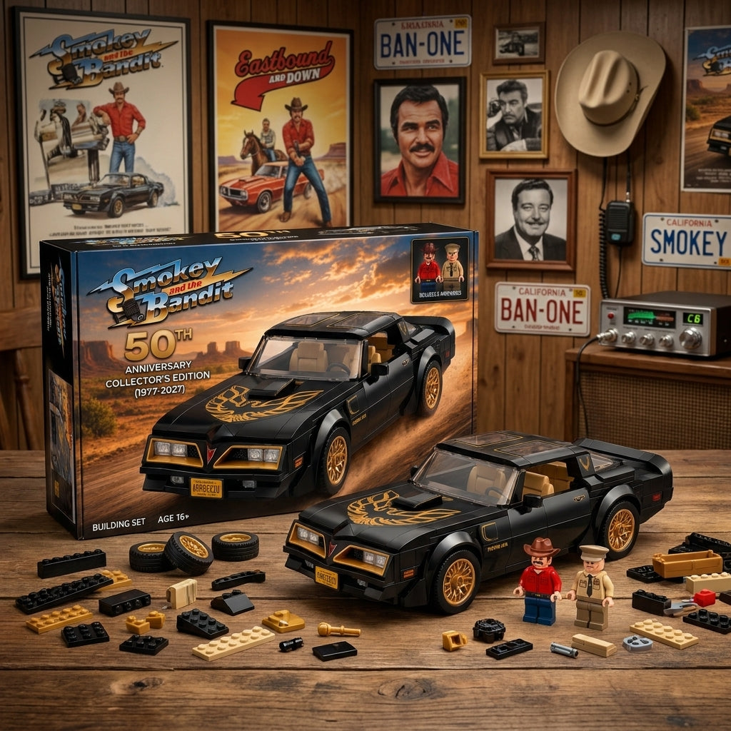 Smokey and the Bandit 50th Anniversary - Pontiac Firebird Trans Am Building Set