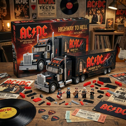 AC/DC 53rd Anniversary 1973-2026 Highway To Hell Building Set
