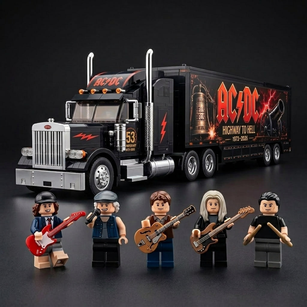 AC/DC 53rd Anniversary 1973-2026 Highway To Hell Building Set