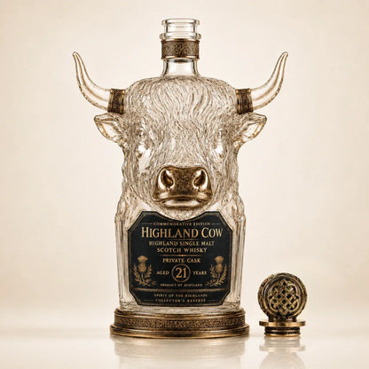 Highland Cow Whiskey Decanter – Collector's Edition